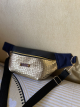 AshCo - Faux Leather Metallic Chest Bag