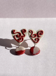 Red Heart Earrings (studs)