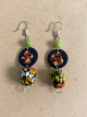 Multi Color polymer clay earrings
