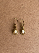 Freshwater Pearl drop earrings (made with real pearls)