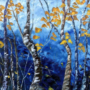 Art - Cold. Colors. And the painting 