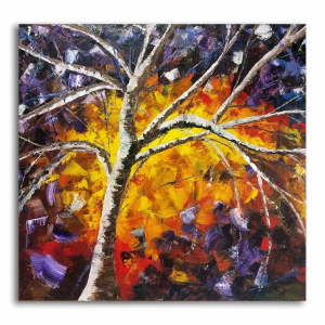 Art - Finding peace in the chaos. Oil on canvas; 23 x 24