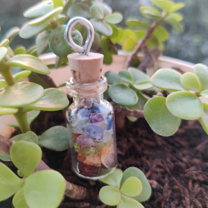 Rainbow vile pendant