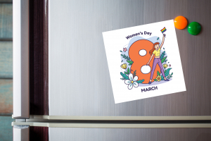 Her Day Fridge Magnet